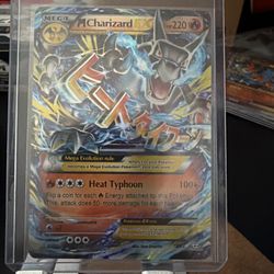 Mega Charzard EX Blue Flames