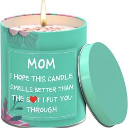 Mothers Day Gifts from Daughter Son Mom Scented Candles Funny Gifts Ideas for Mom Mothers Day Christmas Birthday Unique Gifts for Mama 9oz