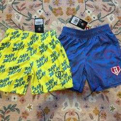 2 Pair NWT Baseball lifestyle 101 youth shorts size small- 2 pairs for $25 each