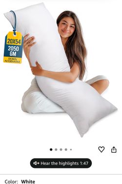 Unused Full Body Pillow