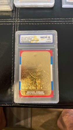 1998 Fleer 23KT gold card trading card