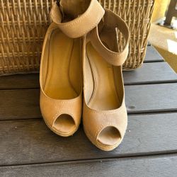 Tall Wedge Heel Open Toe 