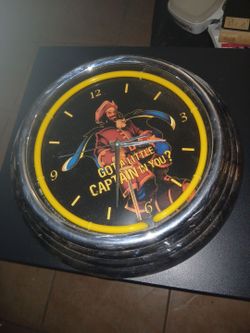 Captain Morgan Clock