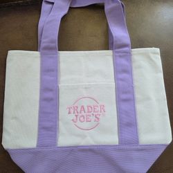 Trade Joes Mini Tote Canvas Bag