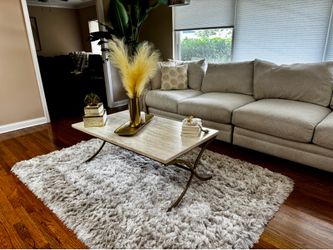 Stunning Travertine Coffee Table