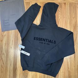 Essentials Fear Of God Hoodies Black Size  XS- XL