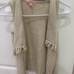 Lilly Pulitzer Gold Cardigan