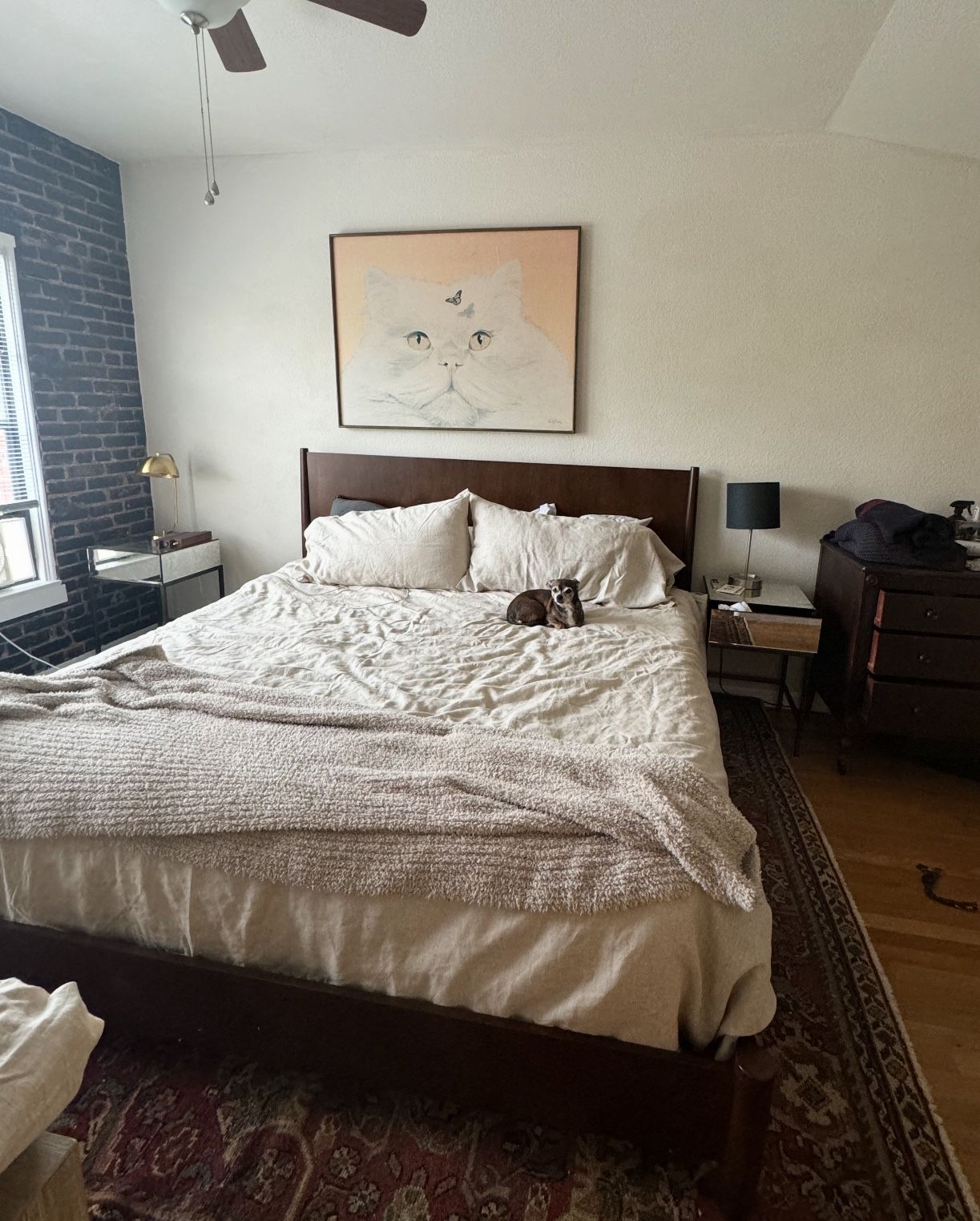 King bed And Bed Frame 