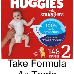 Huggies Size 2 Little Snugglers Diapers Pañales 