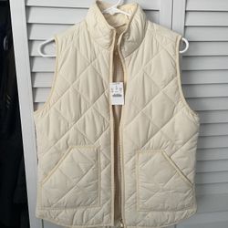 Brand New W/tag J.Crew Puffer Vest
