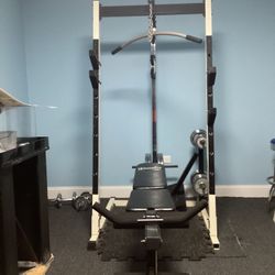 Weight Bench And Utility Cage