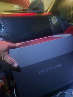 Eco flow 1800 w solar generater battery also