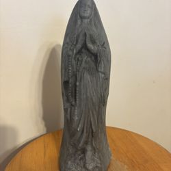 Small Concrete Virgin Mary