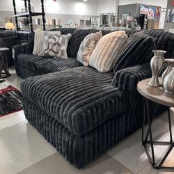 OM• $38 Initial • Brand New Sectional With Chaise 