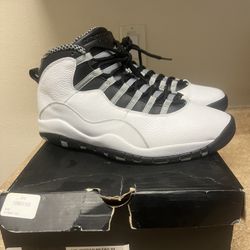 Air Jordan 10 - Steel Sz 13 Good Condition 