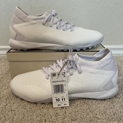 Adidas Predator Accuracy.3 Turf Soccer Shoes White 