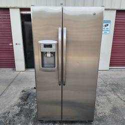 Ge Refrigerator Stainless Steel Side By Side 
