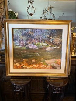 Atkins William beautiful on canvas listed artist