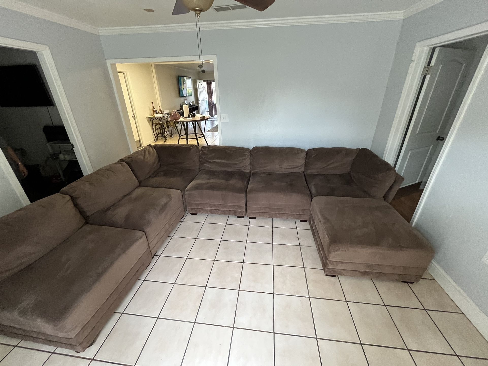 Sectional With Ottoman