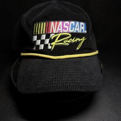 NASCAR Racing black corduroy snapback hat