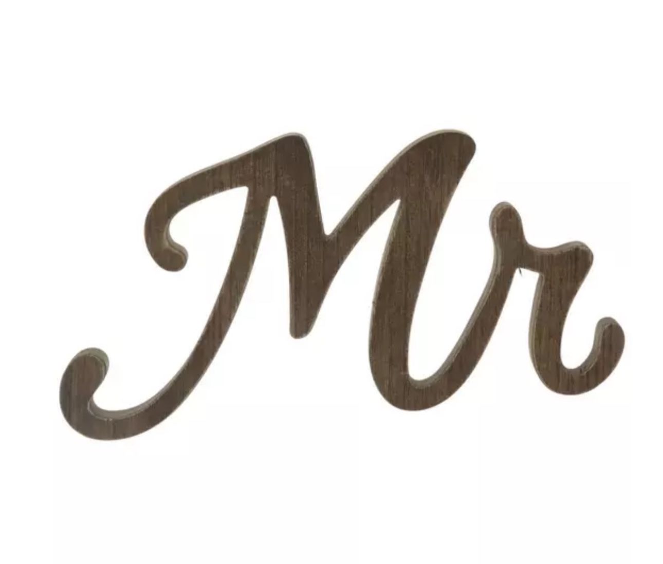 Mr & Mrs Wood Signs 