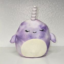 Squishmallow 5 Inch Mini Sealife Plush | Nabila the Narwhal