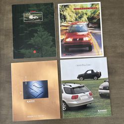 Suzuki Lot Of 4 Vintage Full Line Sales Brochures Vitiara Esteem Swift