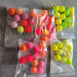 Dozen Colored Golf Balls $12 per dozen your choice