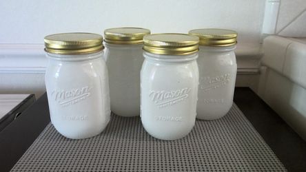 Set Of 4 Mason Jars
