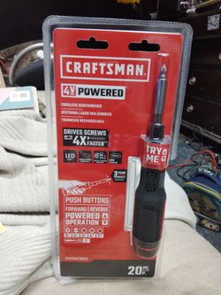 Craftsman 4v powered screwdriver