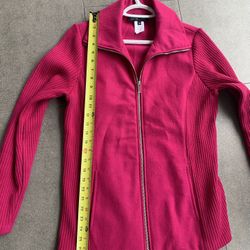 Johns New York Wool Hot Pink Jacket Sz L