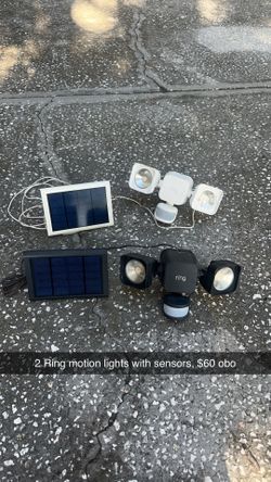 2 Ring Motion Lights With Sensor