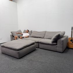 Half Priced 🔥 4pc Cloud Couch (Dream) - Good as new - Can Deliver - Modular Sectional