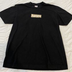 Supreme Burberry Box Logo T Shirt 