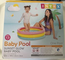 New in Box Baby Pool 34in x 10in