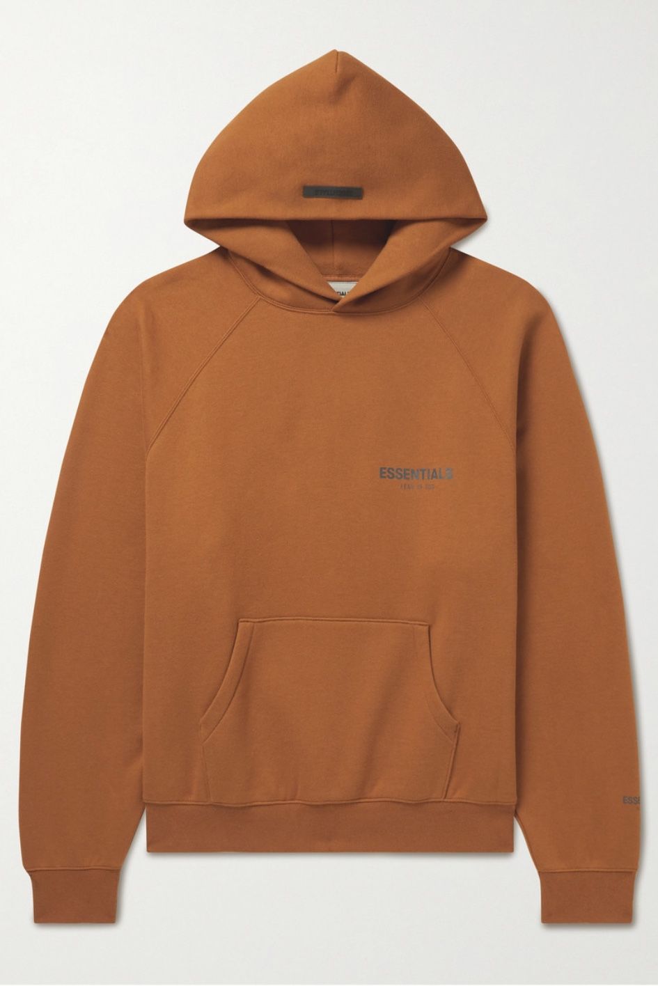 Essentials Fear Brown Fog Essentials Hoodie Hoodie Ssense Brown