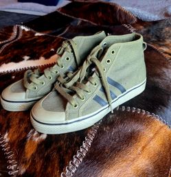 Adidas Nizza Hi-Top Canvas Sneakers