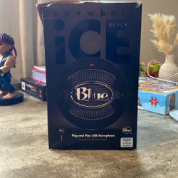 Blue Snowball iCE USB Mic for Recording & Streaming on PC & Mac - Black