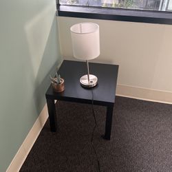 Side Desk And Lamp For Sale 