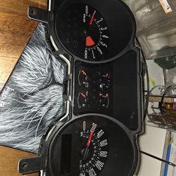 instrument speedometer cluster for a 2005-2009 Ford Mustang.