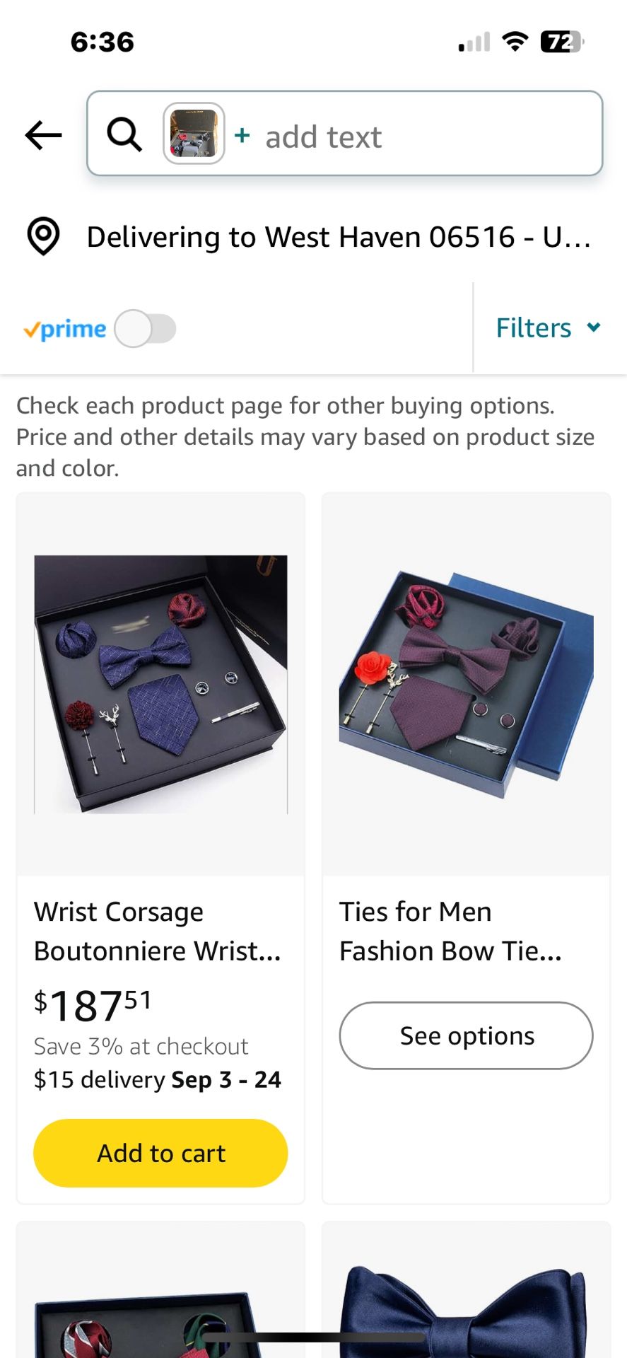 Wrist Corsage Boutonniere Wrist Flower Men Tie Set 8CM Dress Necktie Bowtie Corsage Pocket Square and Ties Clip Gift Box for Business