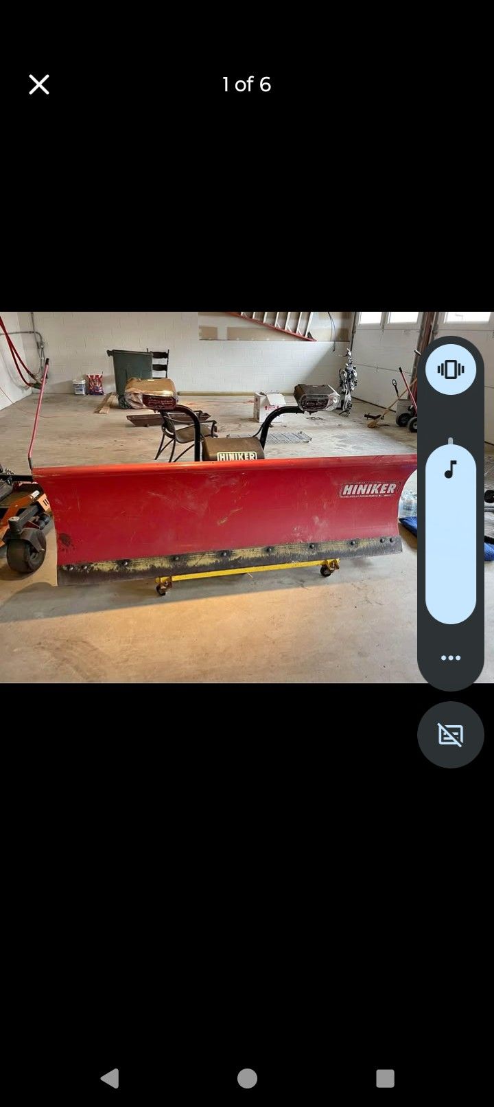 7 Foot 06 Ford F 350 Hiniker Snow Plow