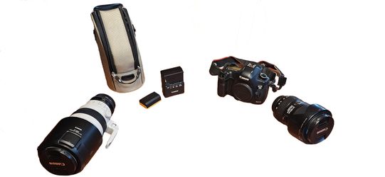 Canon 5D Mark III and lenses