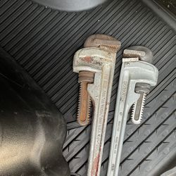 2 Ridgid Pipe Wrench 