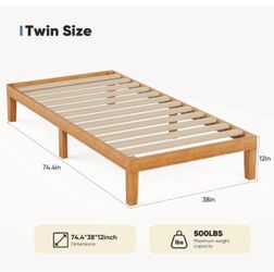 Twin Platform bed