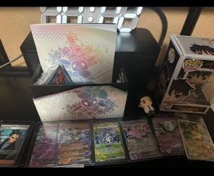 pokemon cards / funko lot ! (read description! lots of great items new )