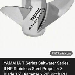 Yamaha geniune propellers