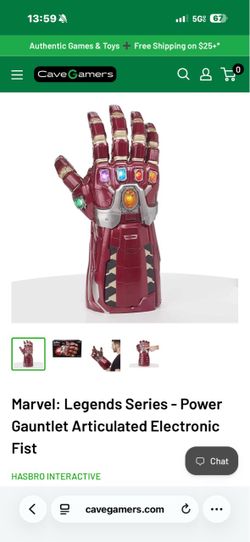 Marvel Thanos Gauntlet, Electronic Fist Display