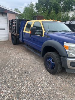 2013 f550 crew cab rack body truck
