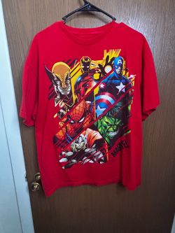 Red Avengers Marvel Shirt